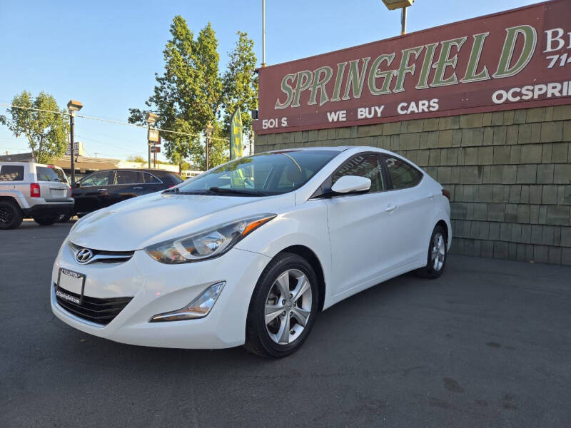 2016 Hyundai Elantra for sale at SPRINGFIELD BROTHERS LLC in Fullerton CA