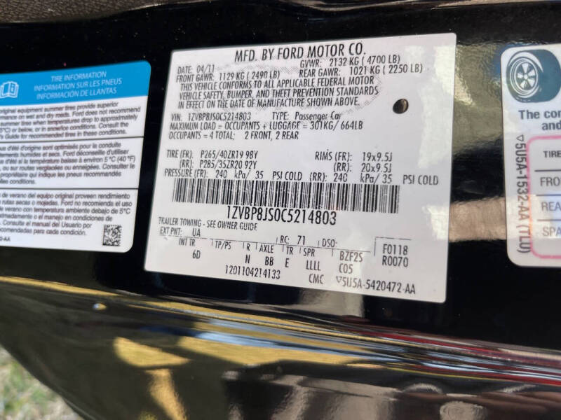 2012 Ford Shelby GT500