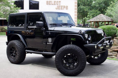 2014 Jeep Wrangler for sale at SELECT JEEPS INC in League City TX