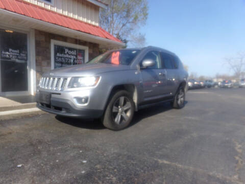 2017 Jeep Compass for sale at Pool Auto Sales Inc in Spencerport NY