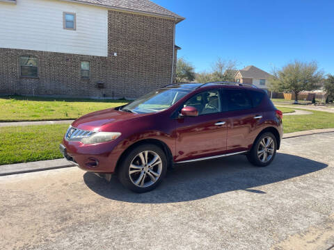 2010 Nissan Murano for sale at PRESTIGE OF SUGARLAND in Stafford TX