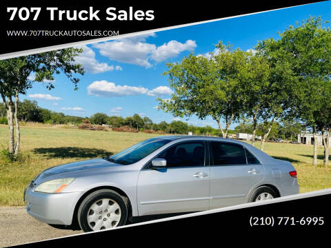 2003 Honda Accord for sale at 707 Truck Sales in San Antonio TX