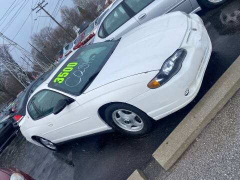 2001 Chevrolet Monte Carlo for sale at Arrow Auto Indy, LLC in Indianapolis IN