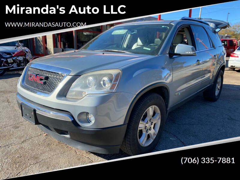 2007 GMC Acadia for sale at Miranda's Auto LLC in Commerce GA