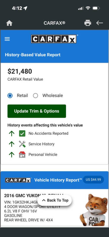 2016 GMC Yukon XL Denali