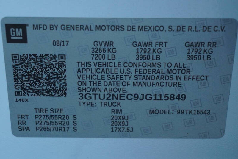 2018 GMC Sierra 1500
