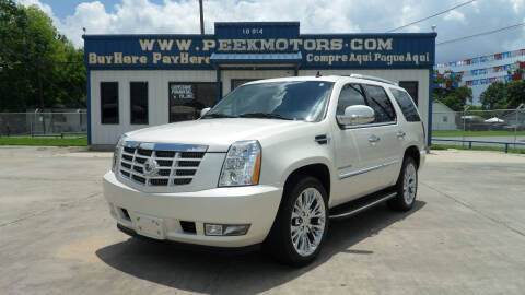 2010 Cadillac Escalade for sale at Peek Motor Company in Houston TX