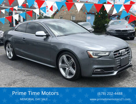 2013 Audi S5 for sale at Prime Time Motors in Marietta GA