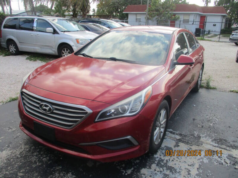 2017 Hyundai Sonata for sale at K & V AUTO SALES LLC in Hollywood FL