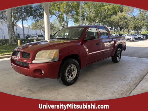 2007 Mitsubishi Raider for sale at University Mitsubishi in Davie FL