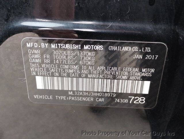 2017 Mitsubishi Mirage ES