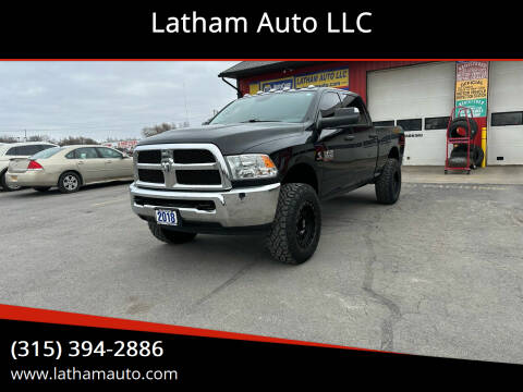 2018 RAM 3500 for sale at Latham Auto LLC in Ogdensburg NY