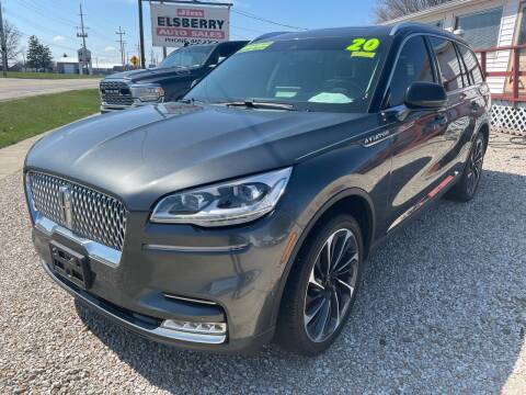2020 Lincoln Aviator for sale at Jim Elsberry Auto Sales in Paris IL