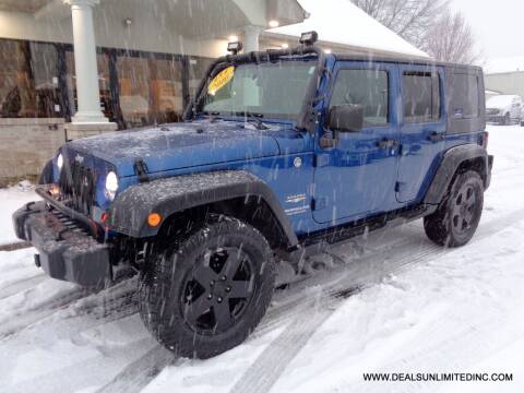 2010 Jeep Wrangler Unlimited for sale at DEALS UNLIMITED INC in Portage MI
