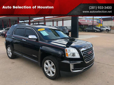 2016 GMC Terrain for sale at Auto Selection of Houston in Houston TX
