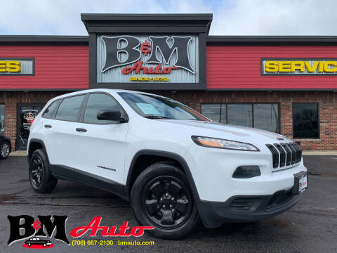 2014 Jeep Cherokee for sale at B & M Auto Sales Inc. in Oak Forest IL