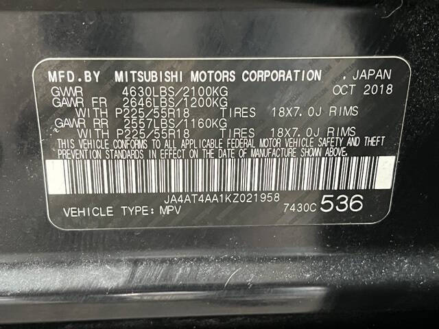 2019 Mitsubishi Eclipse Cross LE