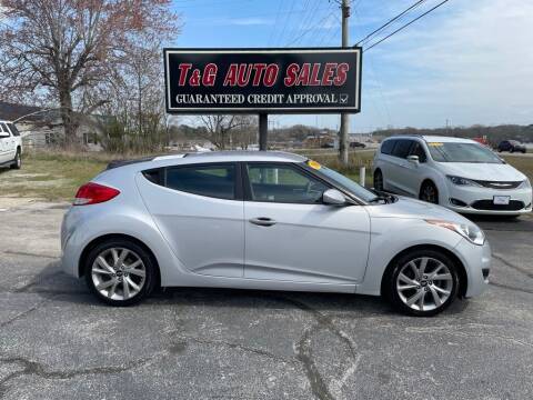 2016 Hyundai Veloster for sale at T & G Auto Sales in Florence AL