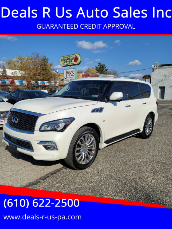 2015 Infiniti QX80 for sale at Deals R Us Auto Sales Inc in Lansdowne PA