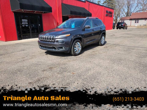 2016 Jeep Cherokee for sale at Triangle Auto Sales in Forest Lake MN