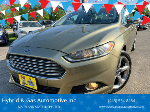 2013 Ford Fusion for sale at Hybrid & Gas Automotive Inc in Aberdeen MD