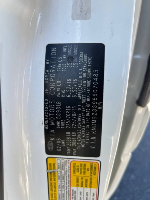 2006 Kia Sedona EX