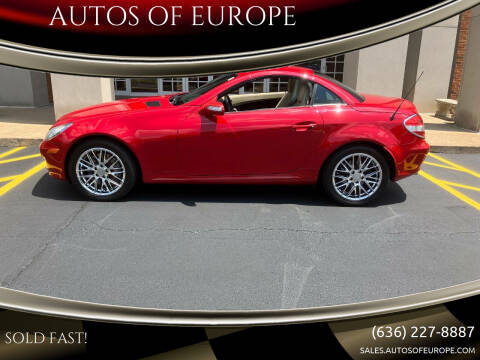 2006 Mercedes-Benz SLK for sale at AUTOS OF EUROPE in Manchester MO