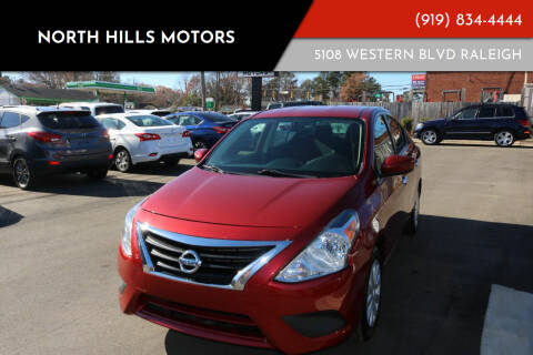 2019 Nissan Versa for sale at NORTH HILLS MOTORS in Raleigh NC