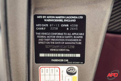 2014 Aston Martin DB9