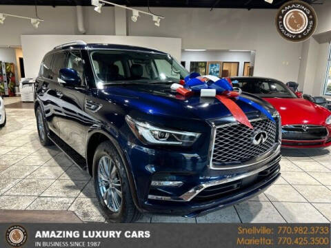 2020 Infiniti QX80 for sale at Amazing Luxury Cars in Snellville GA