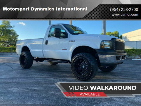 2006 Ford F-250 Super Duty for sale at Motorsport Dynamics International in Pompano Beach FL