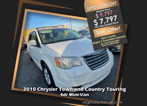 2010 Chrysler Town and Country for sale at Virginia Auto Mall in Woodford VA