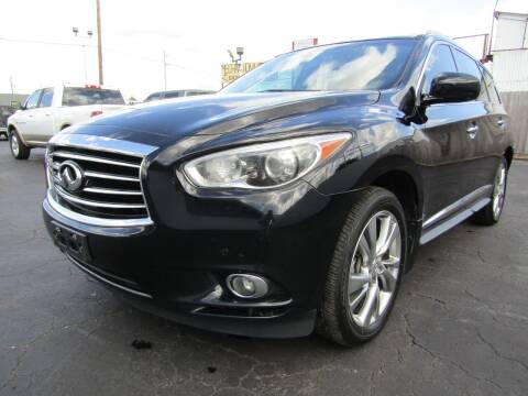 2013 Infiniti JX35 for sale at AJA AUTO SALES INC in South Houston TX