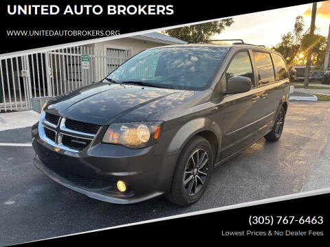 2016 Dodge Grand Caravan for sale at UNITED AUTO BROKERS in Hollywood FL