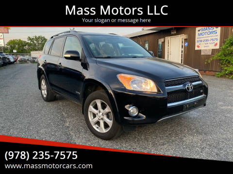 2012 Toyota RAV4 for sale at Mass Motors LLC in Worcester MA