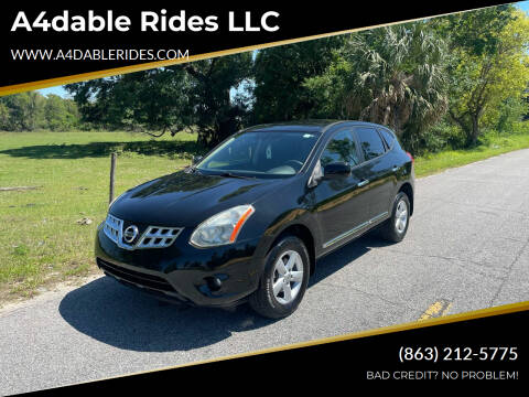 2013 Nissan Rogue for sale at A4dable Rides LLC in Haines City FL