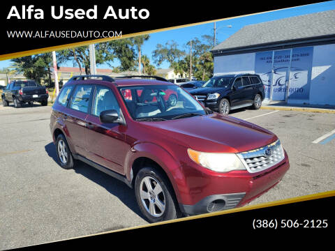 2012 Subaru Forester for sale at Alfa Used Auto in Holly Hill FL