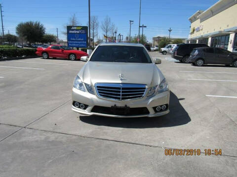 2010 Mercedes-Benz E-Class for sale at ATLANTIC MOTORS GP LLC in Houston TX