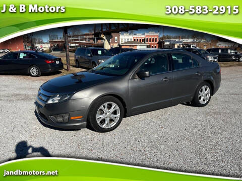 2012 Ford Fusion for sale at J & B Motors in Wood River NE