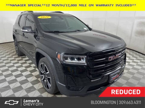 2021 GMC Acadia for sale at Leman's Chevy City in Bloomington IL