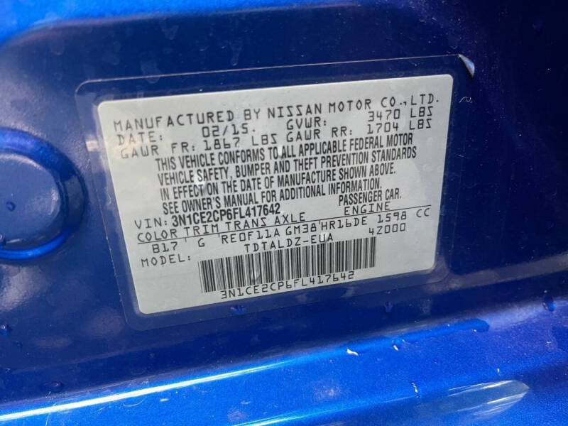 2015 Nissan Versa Note SL