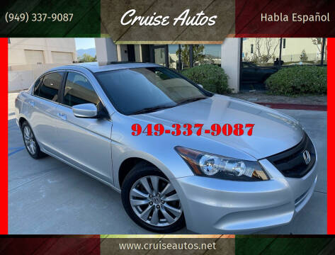 2012 Honda Accord for sale at Cruise Autos in Corona CA
