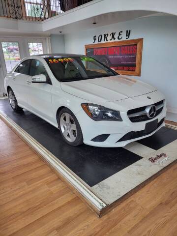 2015 Mercedes-Benz CLA for sale at Forkey Auto & Trailer Sales in La Fargeville NY