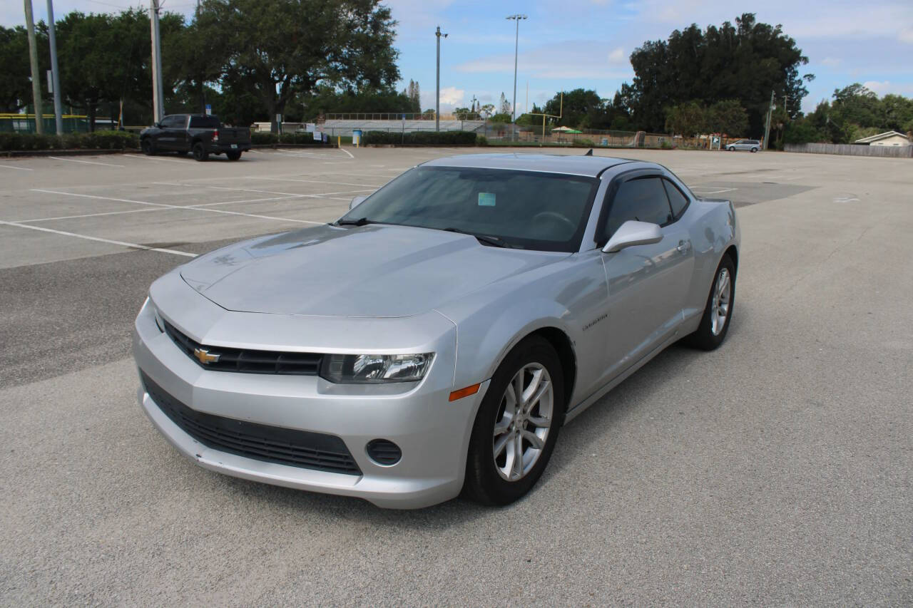 Silver 2015 Chevrolet Camaro LS LS 2dr Coupe w/2LS 1