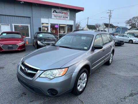 2009 Subaru Outback for sale at AutoPro Virginia LLC in Virginia Beach VA