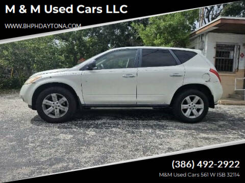 2007 Nissan Murano for sale at M & M Used Cars LLC in Daytona Beach FL