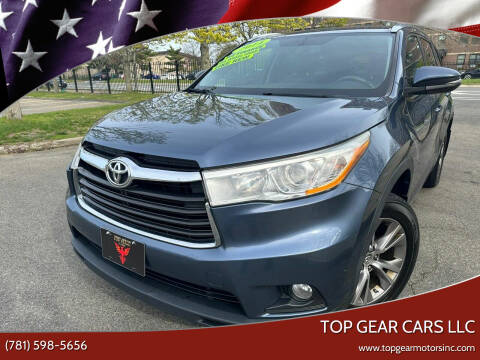 2014 Toyota Highlander for sale at Top Gear Cars LLC in Lynn MA