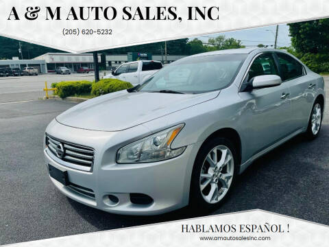2012 Nissan Maxima for sale at A & M Auto Sales, Inc in Alabaster AL