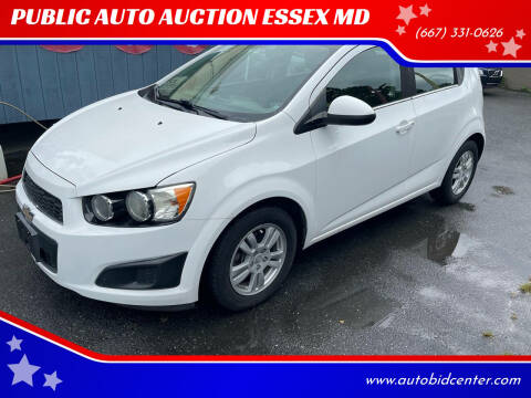 2015 Chevrolet Sonic for sale at PUBLIC AUTO AUCTION ESSEX MD in Essex MD