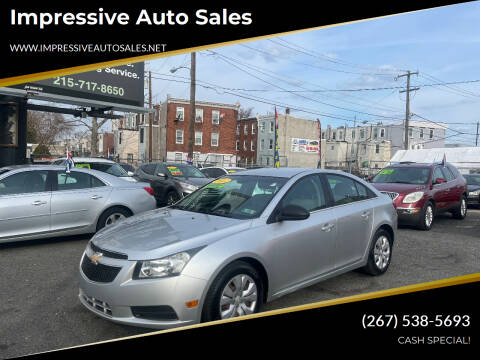 2012 Chevrolet Cruze for sale at Impressive Auto Sales in Philadelphia PA